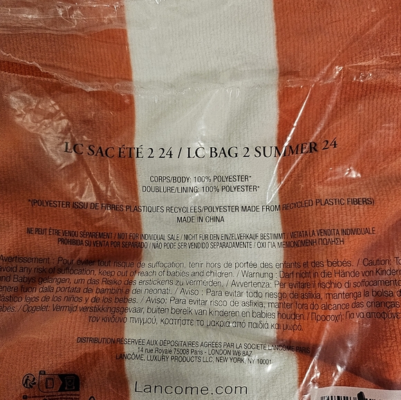 St Tropez Luxe Tan Tonic Drops and Lancome Beach Towel Tote Bag - Picture 6 of 7